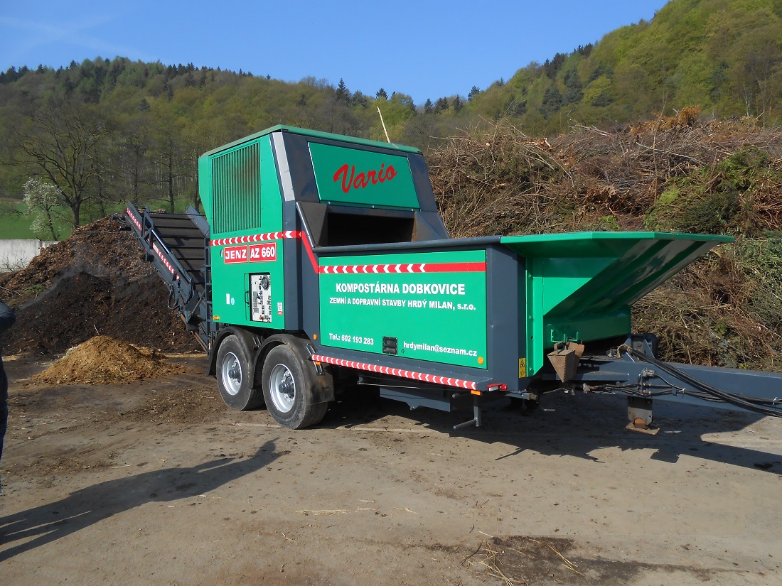 Drtic biodpadu JENZ AZ660 1100x825