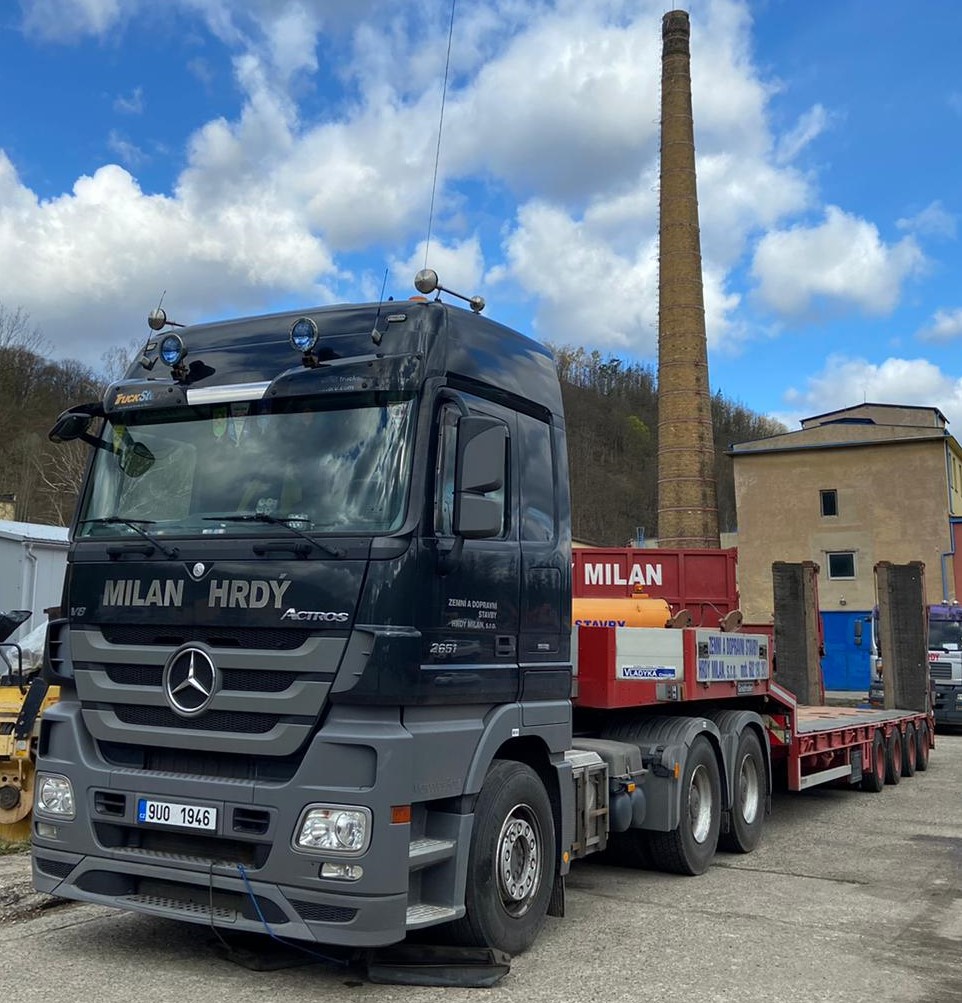 Tahac Mercedes Benz ACTROS podval GOLDHOFER